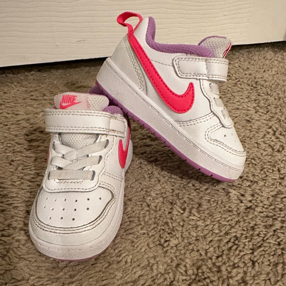 Nike Kids Sneakers White and Pink